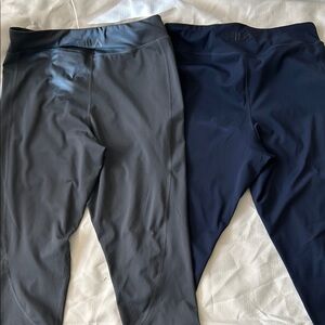 Fila Women’s Dri-Fit Navy and Gray Leggings